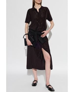 Lacoste Short-Sleeve Dress - Black