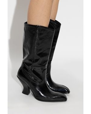 DIESEL Heeled Boots 'D-Luffy-75-Tube' - Black
