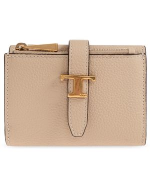 Tod's Leather Wallet - Natural