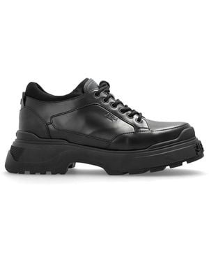 Fendi Leather Shoes "Force Light" - Black