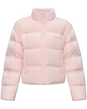 Alexander Wang Down Jacket With Logo - Pink