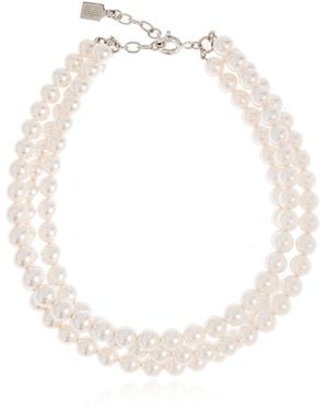 Balenciaga Pearl Choker - White
