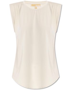 MICHAEL Michael Kors Loose-Fit Top With Darts - White