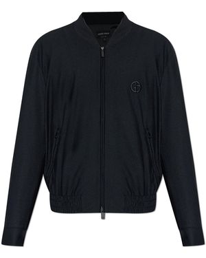 Giorgio Armani 'Bomber' Jacket - Blue