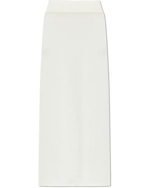 TOTEME Straight-Cut Skirt - White