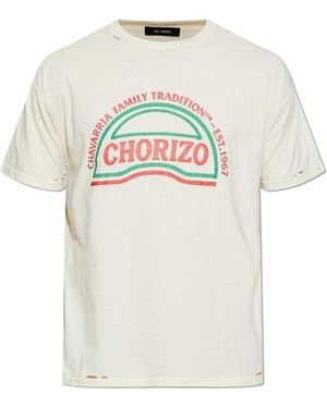 Willy Chavarria T-Shirt "Chorizo" - White