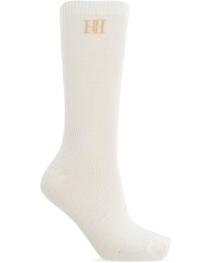 By Malene Birger Socks "Leiano" - White