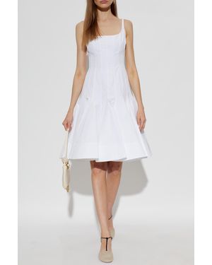 Jacquemus Cotton Dress 'Agave' - White