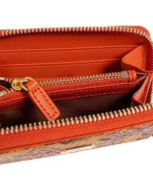 MCM Wallet With Logo - Orange