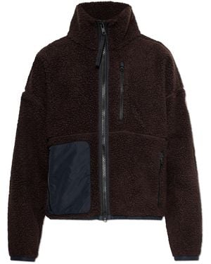 Canada Goose Fleece With Logo Patch - Black