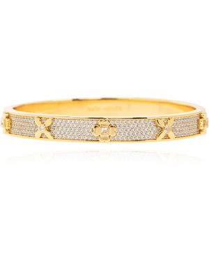 Kate Spade Shimmering Crystal Brass Bracelet - Metallic