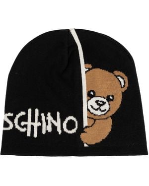 Moschino Cap With Logo - Black