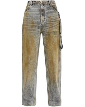 44 Label Group Jeasy With Straight Legs - Grey
