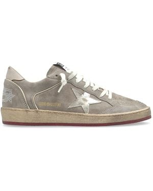 Golden Goose "Ball Star Double Quarter" Sports Shoes - White