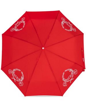 Moschino Folding Umbrella - Red