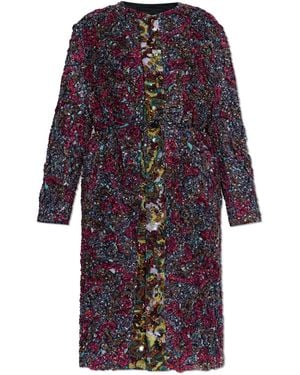 Dries Van Noten 'Rivkam' Coat - Purple