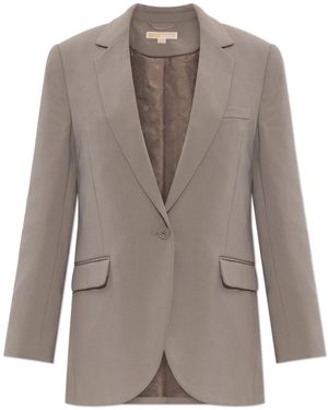MICHAEL Michael Kors Blazer With Open Lapels - Grey