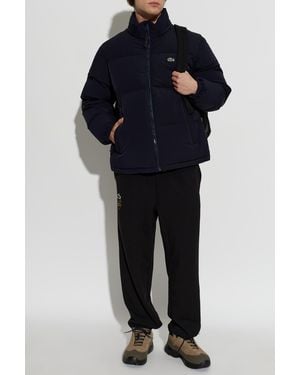 Lacoste Insulated Stand-Up Collar Jacket - Blue