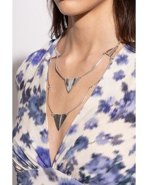 Isabel Marant Brass Necklace - Blue
