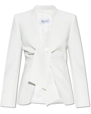 Max Mara "Ghiotto" Blazer - White