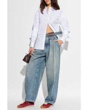 Loewe Pleated Jeans - Blue