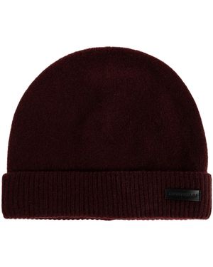 Emporio Armani Cashmere Hat - Red