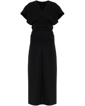 Anine Bing V-Neck Dress - Black