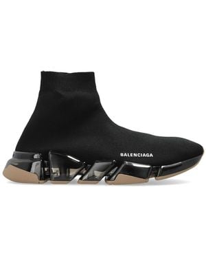 Balenciaga Sports Shoes With Sock 'Speed 2.0 Lt' - Black