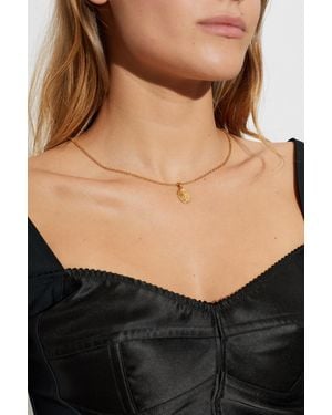 Dolce & Gabbana Religious Motif Necklace - Black