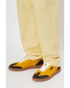 Versace "Greca" Sports Shoes - Yellow
