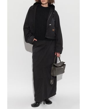Balenciaga Skirt With Pockets - Black