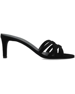 Furla 'Essential' Heeled Mules - Black
