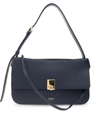 Ferragamo 'Cara Small' Shoulder Bag - Blue