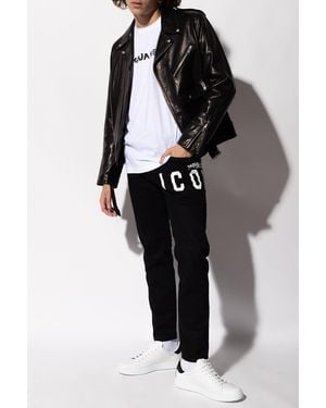 DSquared² Logo-Printed T-Shirt - Black