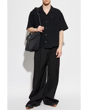 Jil Sander Pleat Front Pants - Black