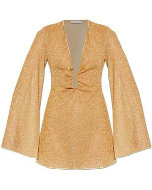 Oséree Dress With Lurex Thread - Natural