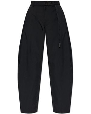 Sacai Trousers With Belt - Black