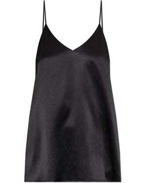 Lisa Yang Silk Camisole Top - Black