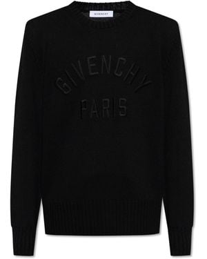Givenchy Sweater With Logo - Black