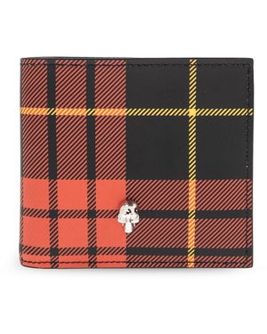 McQueen Leather Wallet - Red