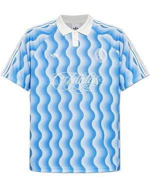 adidas Originals Polo With Logo - Blue