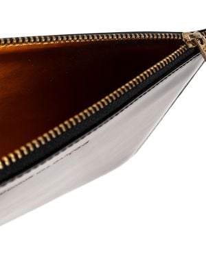 Comme des Garçons Leather Pouch - Brown