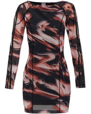 adidas Originals Dress With Logo - Red