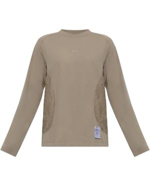 Satisfy T-Shirt 'Fuzzfleece Octa' - Natural
