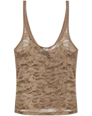 DIESEL Lace Top 'Kirsten' - Brown