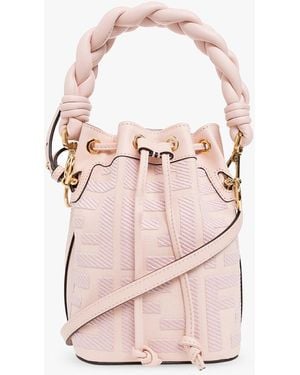 Fendi 'mon Tresor Mini' Bucket Bag - Pink