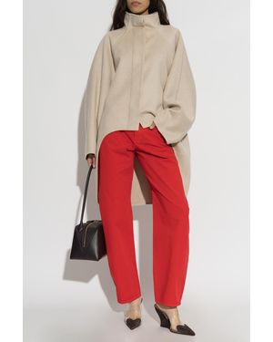 Alaïa Wide-Leg Jeans - Red