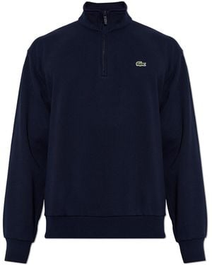 Lacoste Stand Collar Sweatshirt - Blue