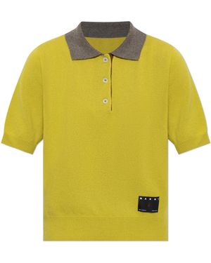 Marni Cashmere Polo - Yellow