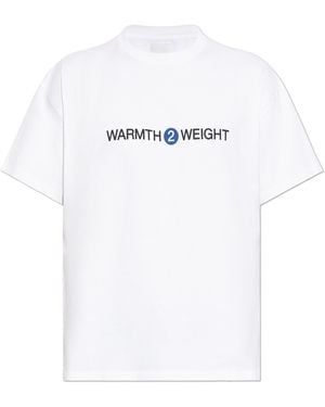 ROA T-Shirt With Logo - White